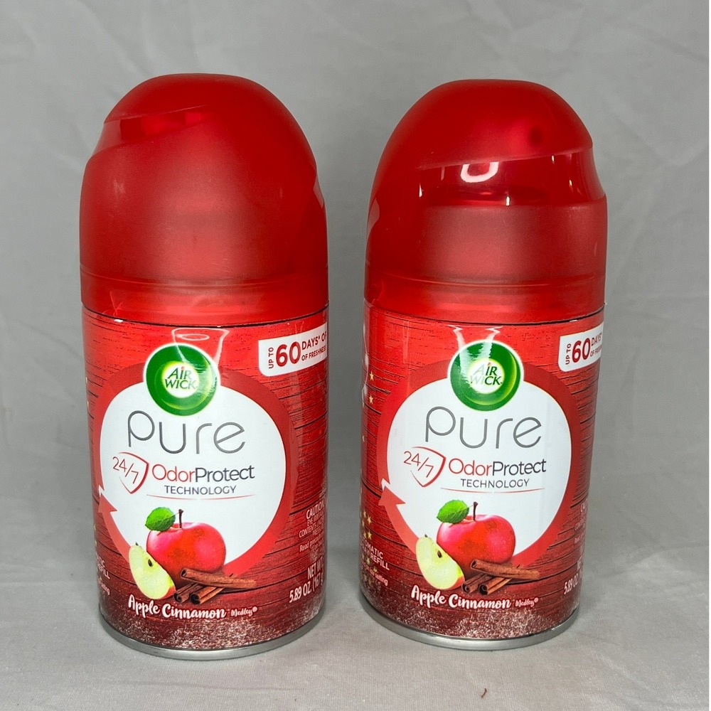 Air Wick Apple Cinnamon Automatic Spray Refill Odor Neutralizing Air‎ Freshener